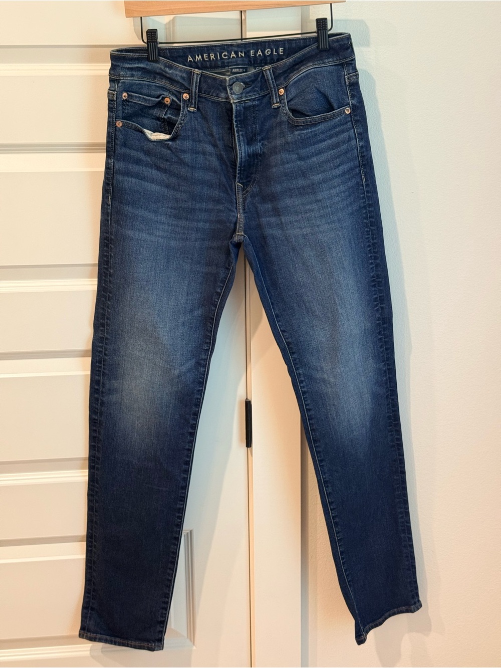 American Eagle Outfitters Men’s Dark Blue Slim Straight 31x34